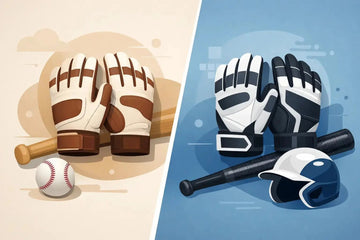 Leather Batting Gloves vs Synthetic - Drip & Rip