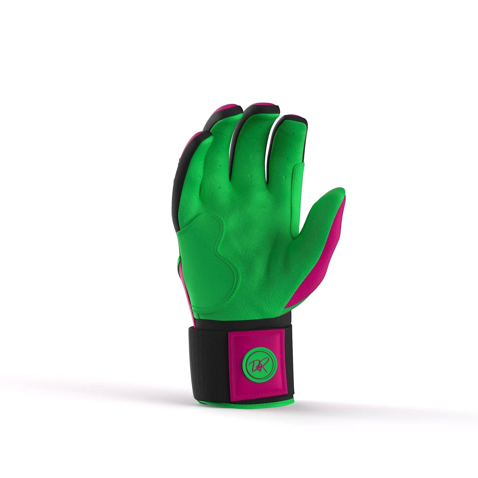 Big Drip Energy Drip & Rip batting gloves palm view showing premium leather grip