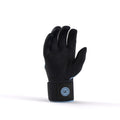 Drip & Rip Baller Series long cuff batting gloves in Black Ice – baseball/softball, top view