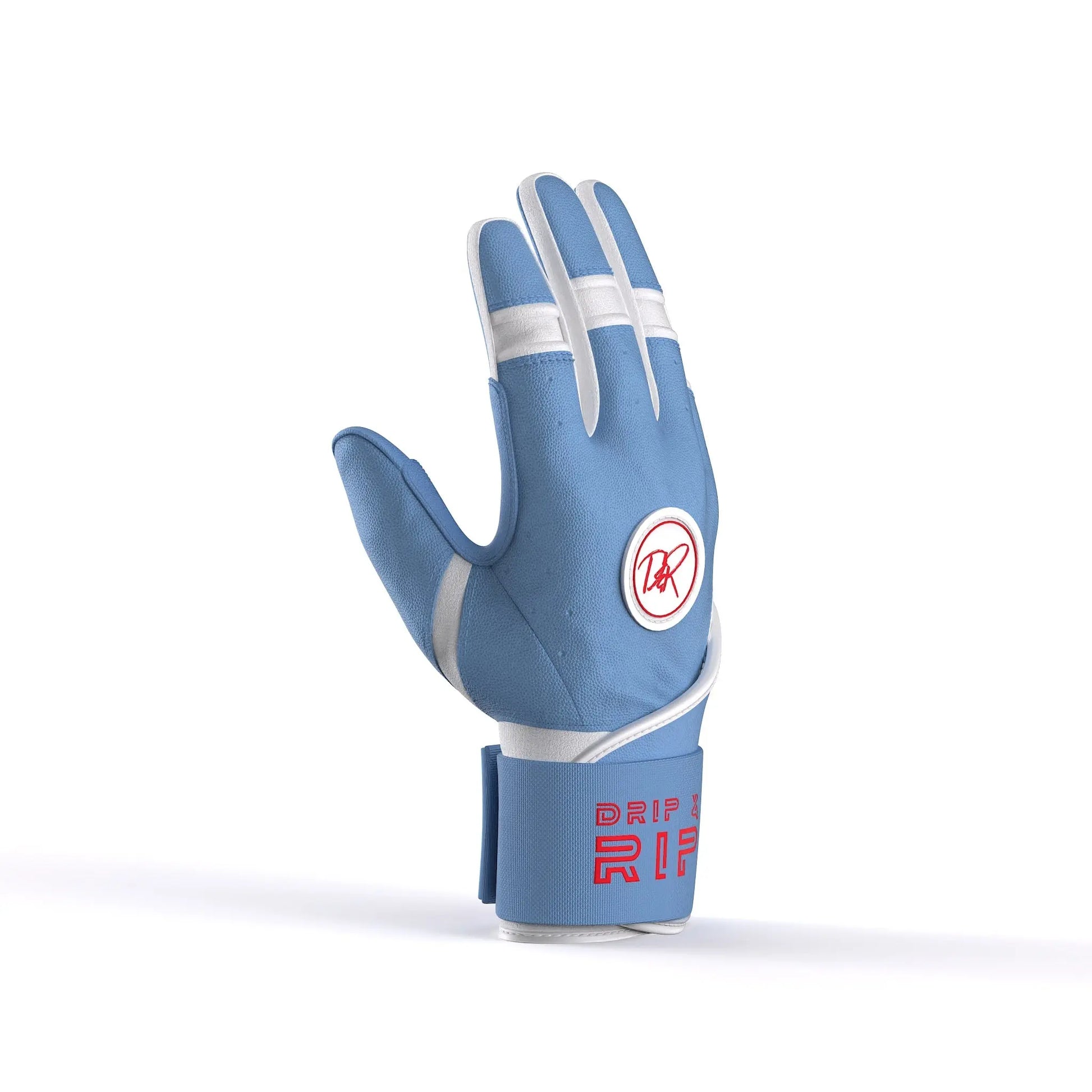 Cotton Candy Drip & Rip Baller Series batting gloves with Drip-Lock wrist strap