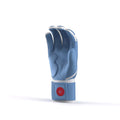 Cotton Candy Drip & Rip batting gloves palm view showing premium leather grip