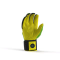 Drip & Rip Baller Series long cuff batting gloves in Limelight – baseball/softball, top view