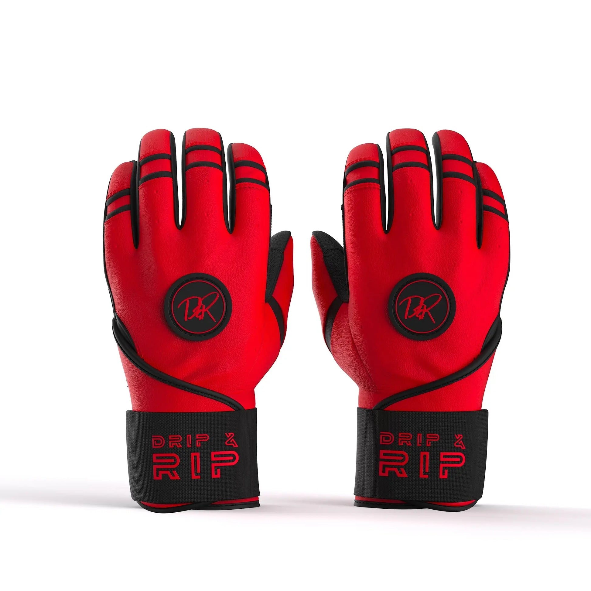 Magma Drip & Rip batting gloves palm view showing premium leather grip