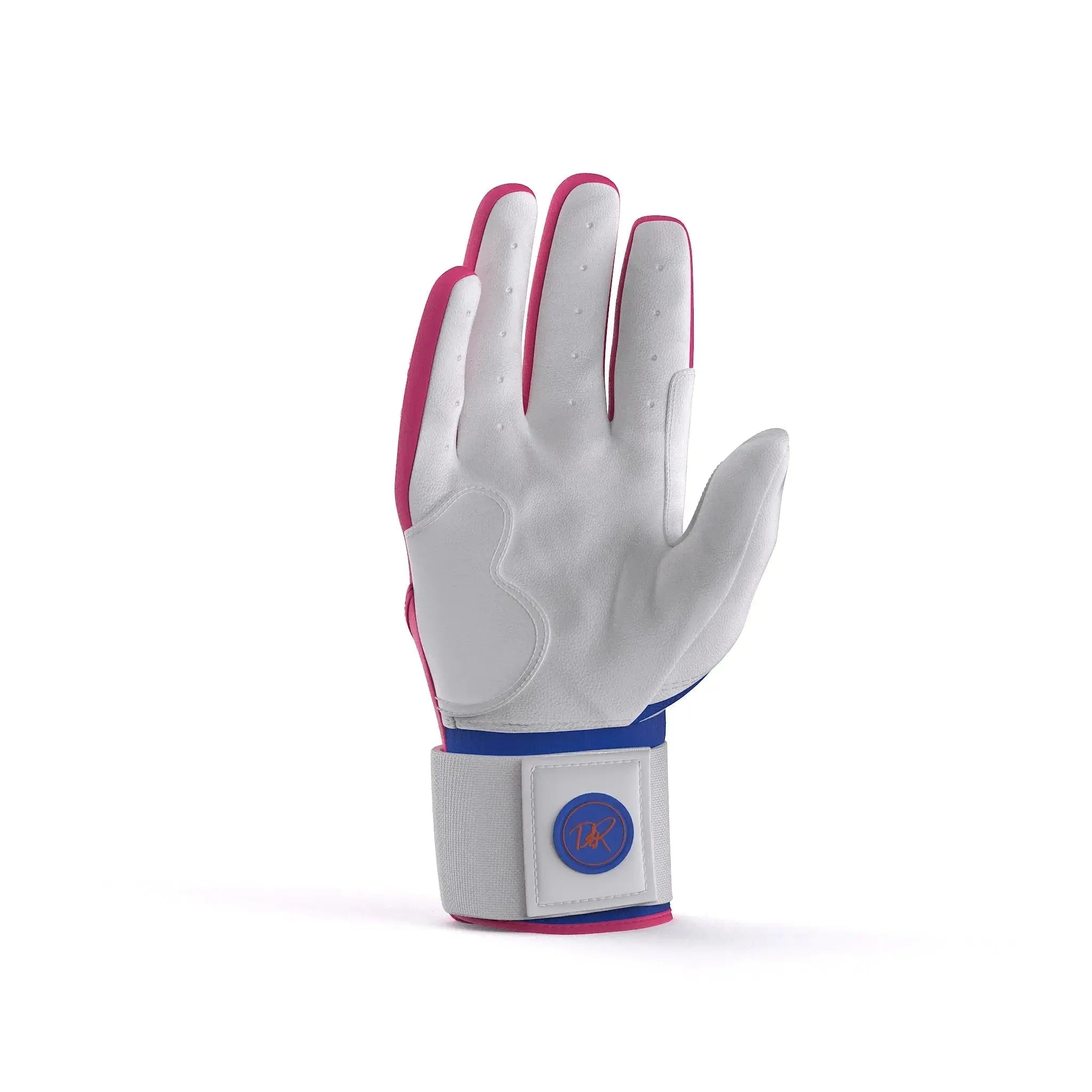 Drip & Rip™ 'Baller' Series Premium Leather Long Cuff Batting Glove South Beach Smoke - Drip & Rip