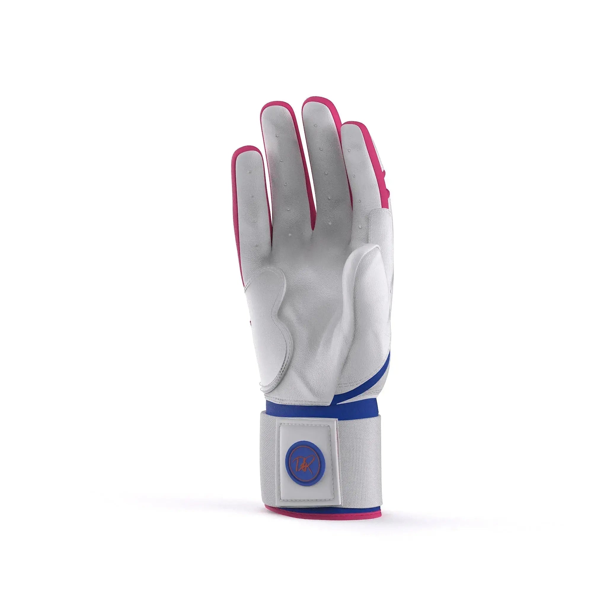 Drip & Rip™ 'Baller' Series Premium Leather Long Cuff Batting Glove South Beach Smoke - Drip & Rip