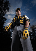 Drip & Rip™ 'Baller' Series Premium Leather Long Cuff Batting Gloves Danger Zone - Drip & Rip