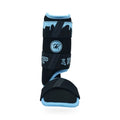 Drip & Rip Batter's Leg Guard worn at the plate – Adult fit, side view showing strap system