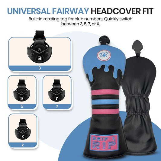 Drip & Rip™ Bomber Series Vice Vice Baby Fairway Wood Headcover - Drip & Rip