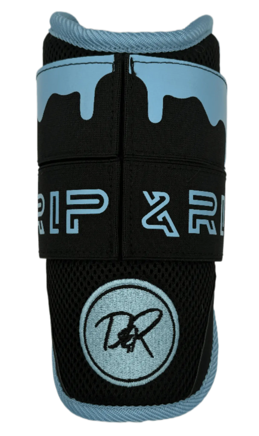 Drip & Rip™ Premium Adult Baseball and Softball Elbow Guard - Black Ice - Drip & Rip