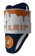 Closeup of impact foam shell on Freezer Burn Adult Drip & Rip elbow guard