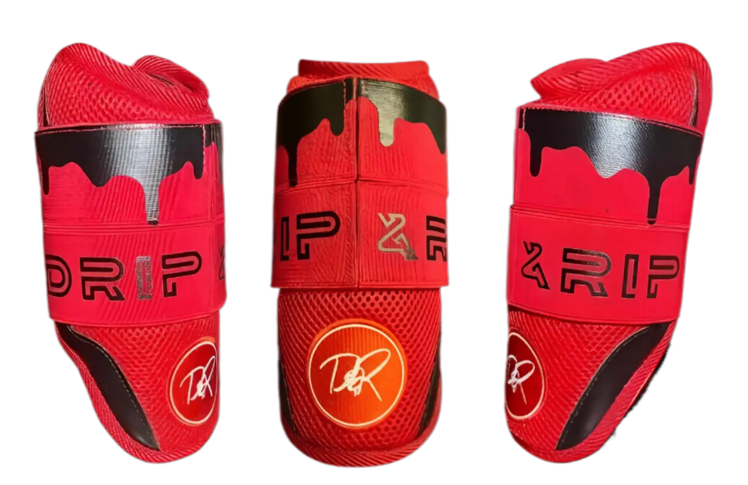 Drip & Rip Adult baseball and softball elbow guard in Magma, front view