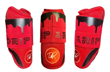Drip & Rip Adult baseball and softball elbow guard in Magma, front view