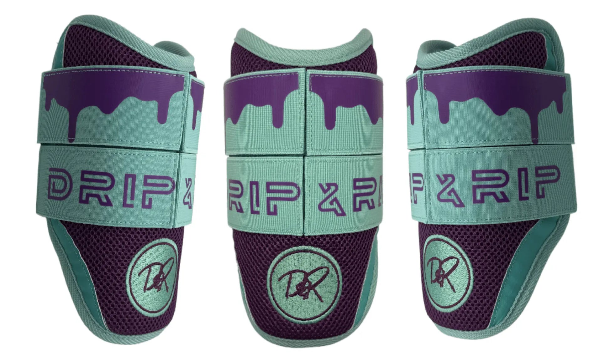 Drip & Rip Adult baseball and softball elbow guard in Mint Condition, front view