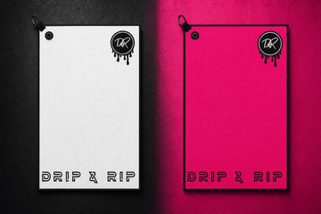 The Pin Drop Series: Drip & Rip™ Magnetic Waffle Golf Towel - Drip & Rip