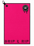 The Pin Drop Series: Drip & Rip™ Magnetic Waffle Golf Towel - Drip & Rip