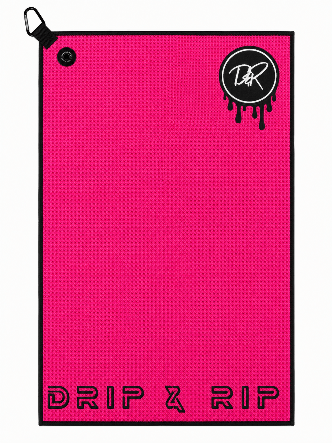 The Pin Drop Series: Drip & Rip™ Magnetic Waffle Golf Towel - Drip & Rip