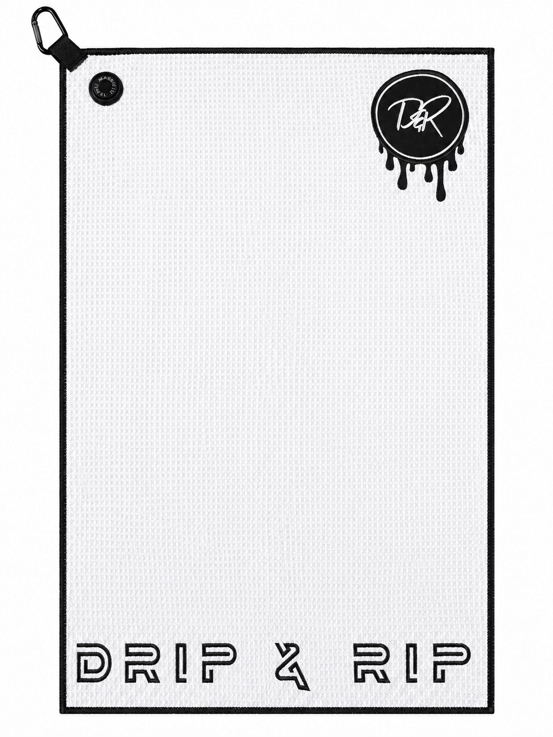 The Pin Drop Series: Drip & Rip™ Magnetic Waffle Golf Towel - Drip & Rip