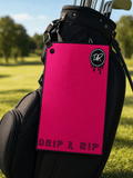 The Pin Drop Series: Drip & Rip™ Magnetic Waffle Golf Towel - Drip & Rip